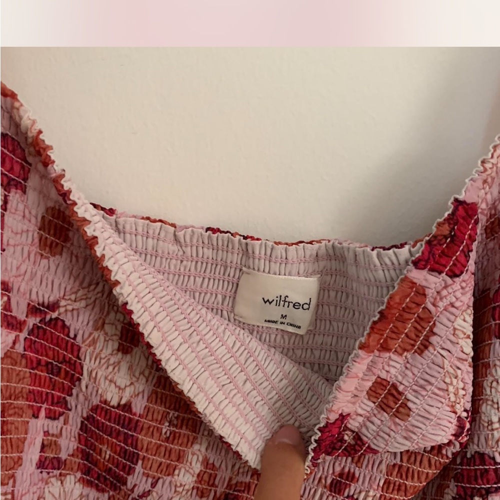 Wilfred Floral Red and Pink Blouse - Picture 4 of 4